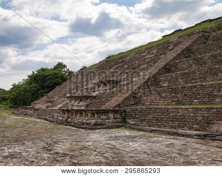 October 06, 2008, Veracruz, Mexico - Pre Hispanic Pyramid Is Seen At The Archeological Area Of El Ta