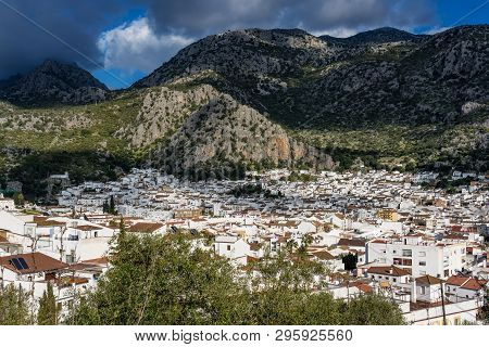 Ubrique, Cadiz. This Village Is Part Of The Pueblos Blancos, White Villages, In Southern Spain Andal