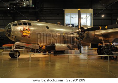 May 30, 2016, Dayton, Oh B-29 Superfortress Bockscar That Dropped The Atomic Bomb On Nagasaki On Dis