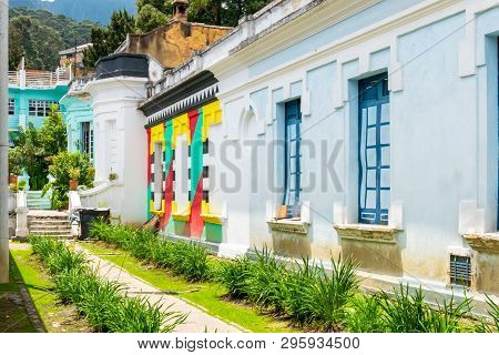 Bogota,  Colombia   March 31  This Small District Named La Candelaria  In The Historic Center Of Bog