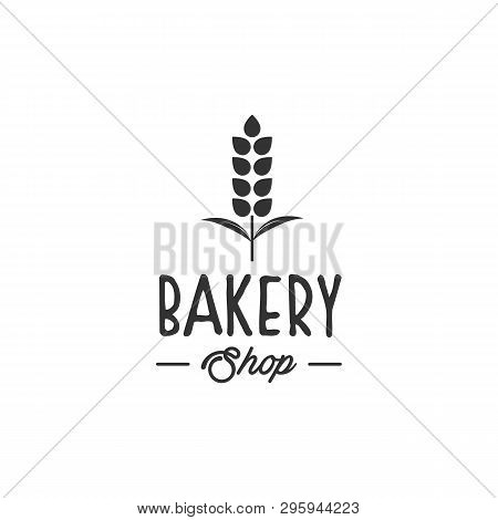 Bakery Shop Logo Vintage Style For Use Bread House, Loaf Store, Food Market, Cafe, Restaurant Etc. V