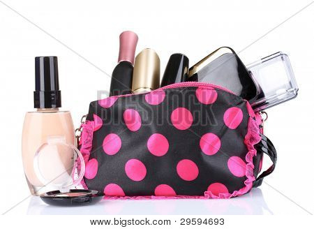 kosmetolog makeup isoleret på hvid