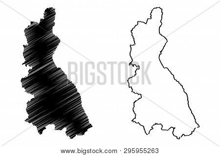 Cajamarca Region (republic Of Peru, Regions Of Peru) Map Vector Illustration, Scribble Sketch Cajama