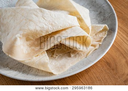 Lavash (soft, thin unleavened flatbread)
