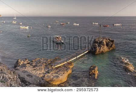 Beach Restaurant In The Resort Of Dhermi In Albania