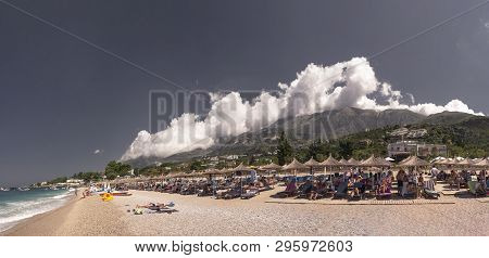 Coast And Beautiful Beach In Dhermi, Albania