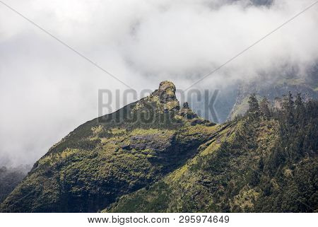 View The Pass Boca Da Encumeada On Madeira Island. Portugal