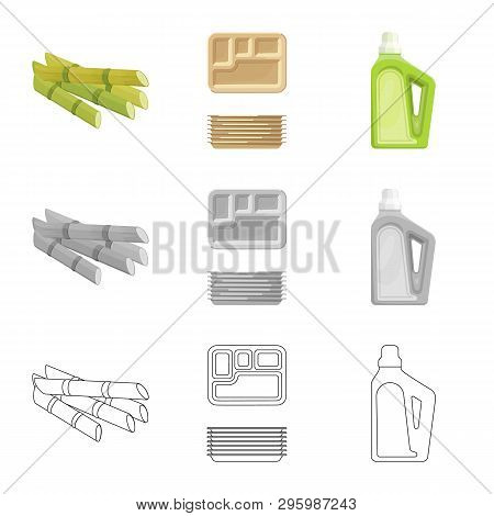 Vector Illustration Of Farm And Agriculture  Logo. Set Of Farm And Technology Vector Icon For Stock.