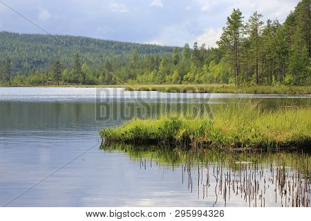Beautiful Summer Day On A Lake In Värmland, Sweden.