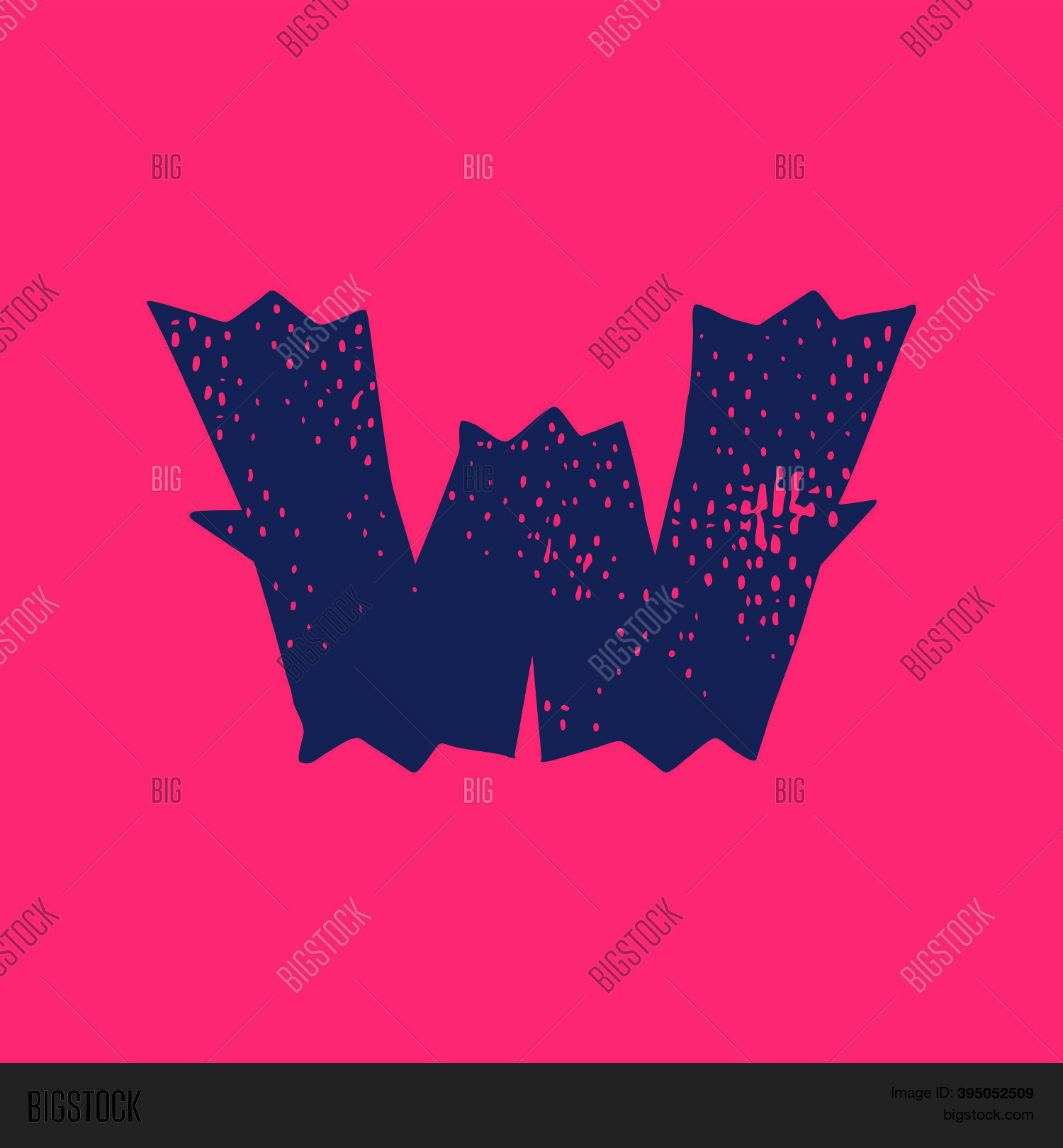 W Letter Logo Horror Vector & Photo (Free Trial) | Bigstock