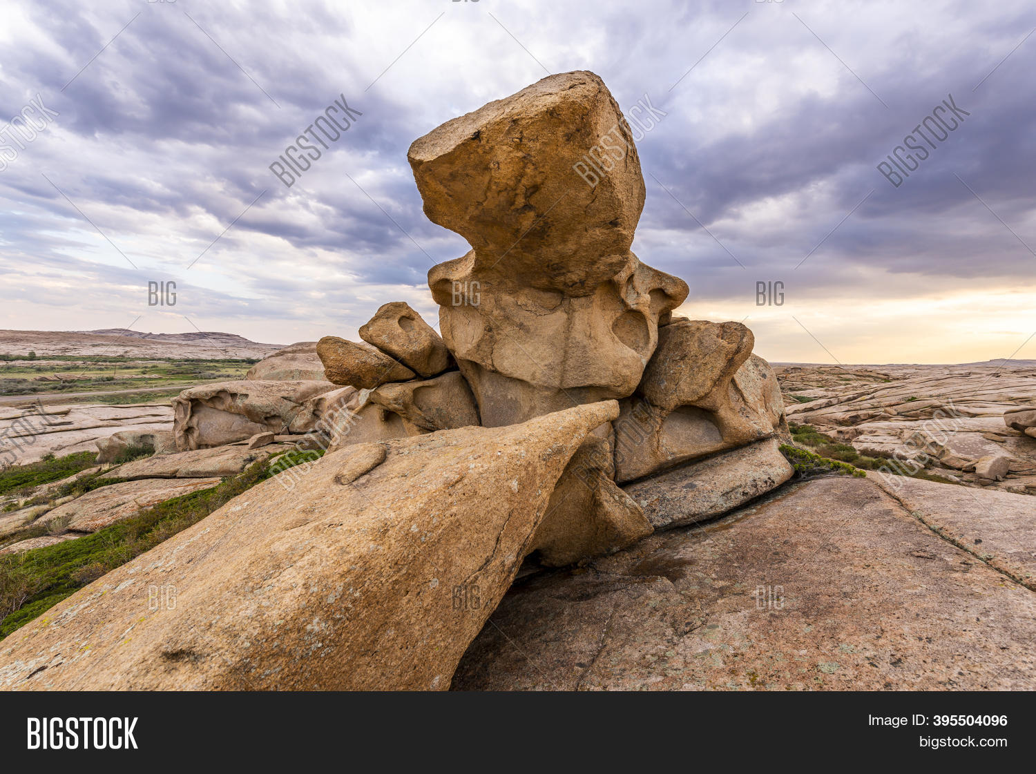 Rock Formations Bektau Image & Photo (Free Trial) | Bigstock