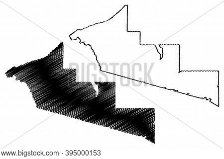 Gogebic County, Michigan (u.s. County, United States Of America, Usa, U.s., Us) Map Vector Illustrat