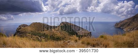 Ieranto Landschaft, Neapel Italien