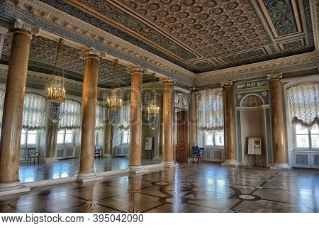 Russia, St. Petersburg, 20,03,2016 Interior Of The Grand Dining Room.the Russian Museum, The Strogan