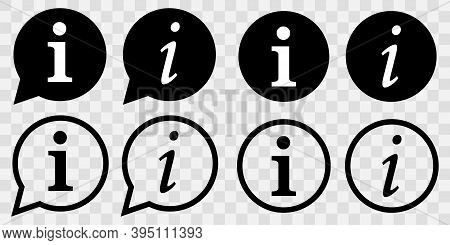 Information Icon . Info Sign Vector Icon . Informaton Set , Illustration.