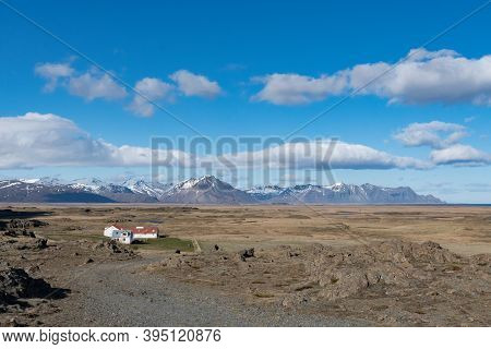 Farm Thorgeirsstadir In Lon In East Iceland On A Sunny Sprong Day