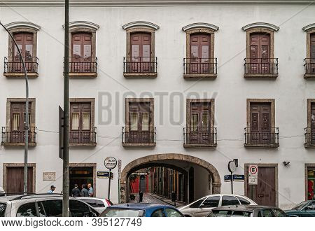 Rio De Janeiro, Brazil - December 26, 2008: El Centro District. Arco Do Telles On 15th November Squa
