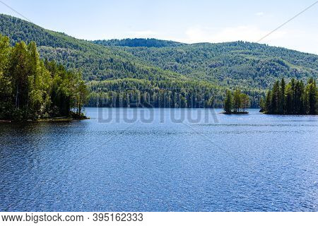 Landscapes Of Lake Tagasuk. Krasnoyarsk Territory, Eastern Siberia. Russia