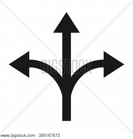 Arrow Icon, Vector Tripple Arrow Icon Flat Design