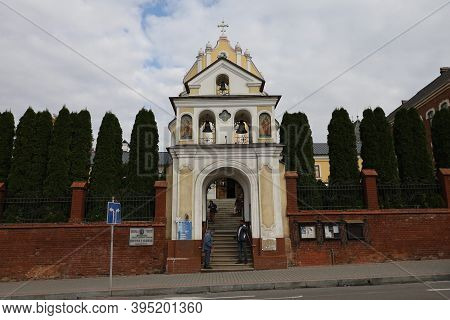 Drohobych, Ukraine - October 23, 2020: Monastery Of Saints Peter And Paul