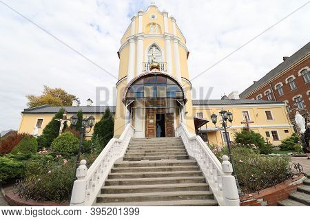 Drohobych, Ukraine - October 23, 2020: Monastery Of Saints Peter And Paul