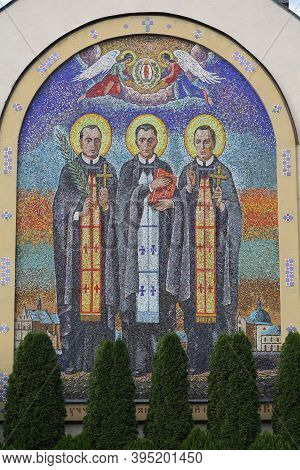 Drohobych, Ukraine - October 23, 2020: Monastery Of Saints Peter And Paul