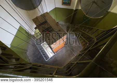 Drohobych, Ukraine - October 23, 2020: City Hall Building