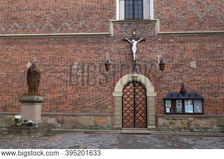 Drohobych, Ukraine - October 23, 2020: Church Of St. Bartholomew