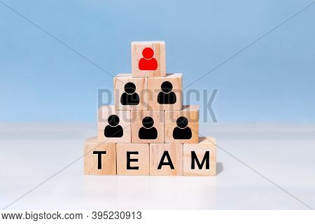 Human Resource Management And Recruitment Business Concept.  Corporate Hierarchy Concept And Multi L