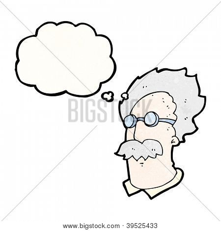 científico de dibujos animados