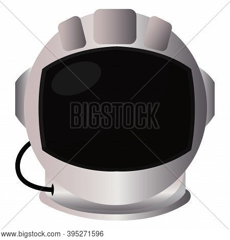 Isolated Astronaut Helmet Road To Sapace Icon - Vector