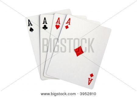 四个 Ace 与剪切路径