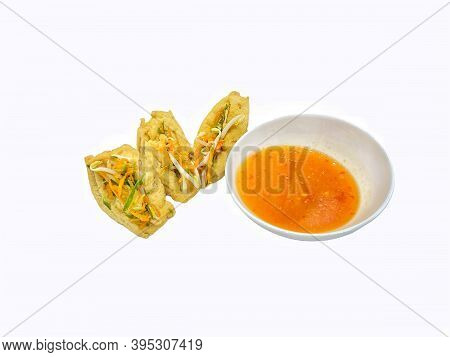Malay Cuisine Or Stuffed Tofu Called Tauhu Sumbat
