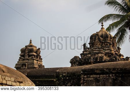 Beautiful Ancient Temple Towers, Avani, Karnataka, India