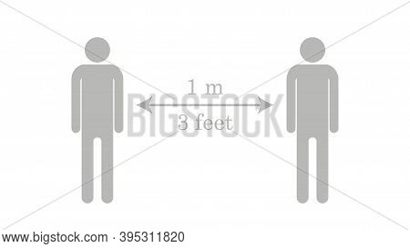 Keep Distance Sign Coronovirus Epidemic Protective Equipment Preventive Measures Steps To Protect Yo