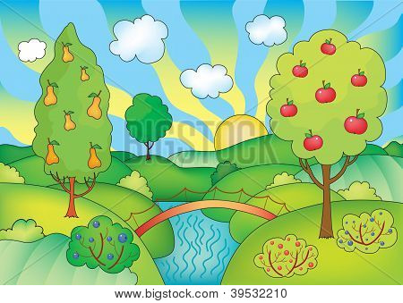 Havaalanı Creek vektör çizim