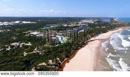 Mata De Sao Joao, Bahia / Brazil - Octuber 2, 2020: Aerial View Of The Costa Do Sauipe Hotel Complex