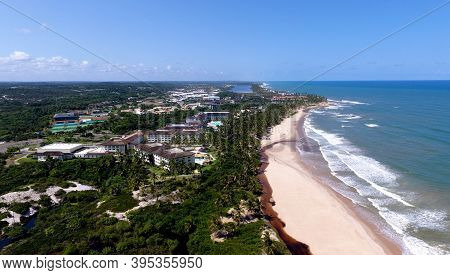Mata De Sao Joao, Bahia / Brazil - Octuber 2, 2020: Aerial View Of The Costa Do Sauipe Hotel Complex