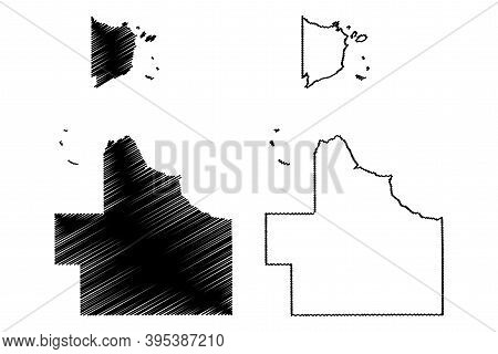 Lake Of The Woods County, Minnesota (u.s. County, United States Of America, Usa, U.s., Us) Map Vecto