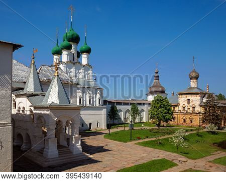 Bishops Court Of Rostov Kremlin, Church Of St. John The Theologian, Church Of Hodegetria And Red Cha