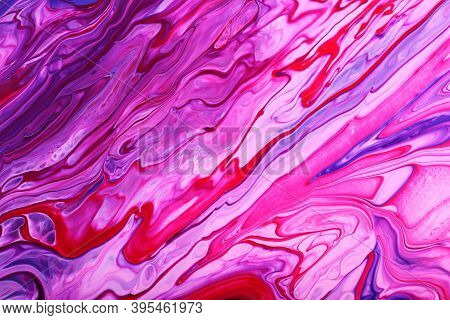 Multicolored Abstract Make Up Marble Backdrop.mixed Nail Polishes, Cosmetics Concept.beautiful Stain