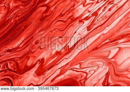 Monochrome Coral Abstract Make Up Marble Backdrop.mixed Nail Polishes, Cosmetics Concept.beautiful S