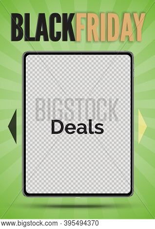 Black Friday Sale Banner For Social Media Stories Vector Illustration