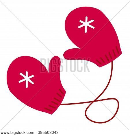 Colour Vector Illustration For Cristmass Mitt Covid19