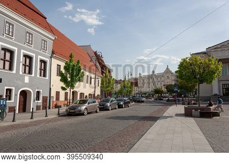 Vilnius, Lithuania - May 12, 2011: Beautifuul Streets Of Vilnius, Capital City Of Lithuania