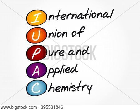 Iupac - International Union Of Pure And Applied Chemistry Acronym, Concept Background