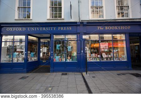 The Oxford University Press Bookshop In Oxford In The Uk, Taken On The 15th Of September 2020