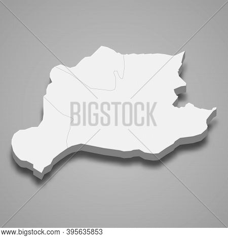 3d Isometric Map Of Bayburt Is A Province Of Turkey