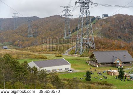 Naeba, Yuzawa, Niigata Prefecture, Japan - Oct 21 2019 : Dragondola Summit Station (naeba-tashiro Go