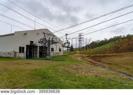 Naeba, Yuzawa, Niigata Prefecture, Japan - Oct 21 2019 : Tashiro Rapid Lift, Tashiro Ski Resort In A